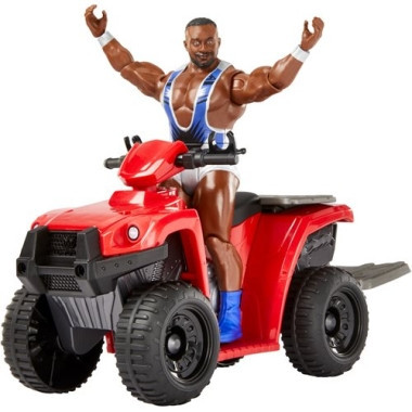 WWE Wrekkin&amp;rsquo; Slam N Spin Set vehicul ATV si figurina Big E foto