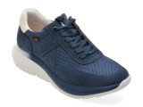Cumpara ieftin Pantofi sport barbati CALLAGHAN albastri piele naturala textil model 61205 casual