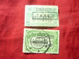 2 Timbre Congo Belgian 1909, supratipar Congo Belge , stampilate, Stampilat