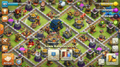 Cont clash of clans Th12 lv 185 foto