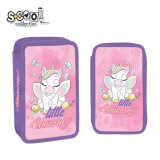 Penar echipat, 2 fermoare, 29 piese, LITTLE UNICORN - S-COOL, S-COOL / OFFISHOP