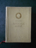 A. N. Serov - Articole alese (1957, editie cartonata)