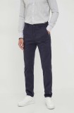 North Sails pantaloni barbati, culoarea albastru marin, mulata