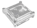 Carcasă universală din aluminiu natural - dimensiuni 96mm x 96mm x 45mm