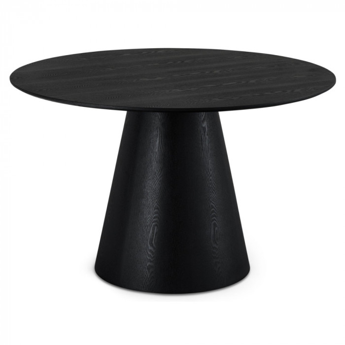 Round Dining Table Tango &oslash;120 Black Oak