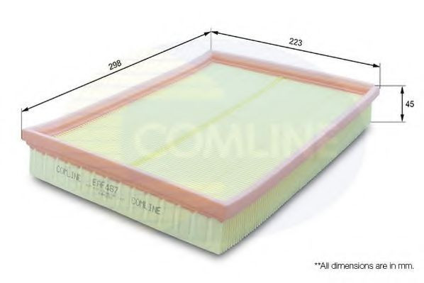 Filtru aer OPEL ASTRA G Limuzina (F69) (1998 - 2009) COMLINE EAF487