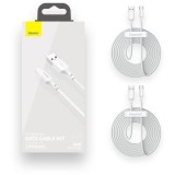 Cumpara ieftin Cablu de Date USB La Type-C 65W, 1m - Baseus Superior Series (CAYS000902) - White 108351