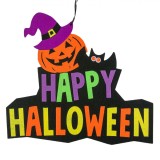 Decoratiune Halloween cu dovleac , pentru perete , ATS ,41x35 cm, Decoratiune perete, Advanced Thermal Solutions