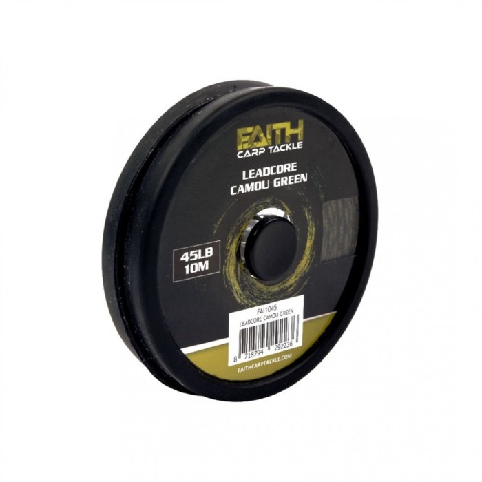Faith Leadcore Camou Green 45lb - 10m