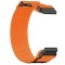 Curea pentru Garmin Fenix 5/5 Plus 6/6 Pro/7/Forerunner 935/945/955/Approach S60/S62 - Techsuit Watchband QuickFit (W057) - Orange