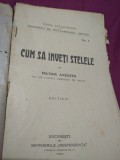 Cumpara ieftin CUM SWA INVETI STELELE VICTOR ANESTIN CU 28 HARTI CERESTI IN TEXT 1922