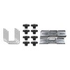 Kit Prindere U 80mm Cutie Portbagaj Menabo Marathon Mania 320 400 460 Silver Black White