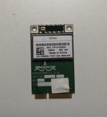 Card Bluetooth wireless Dell Latitude E6400 WPAN M960G foto