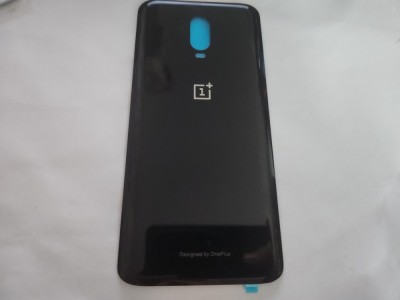 Capac OnePlus 6T carcasa baterie oglinda neagra foto