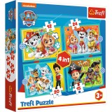 Puzzle Trefl 4In1 Patrula Catelusilor