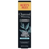 Pasta de Dinti, Burt&amp;#039;s Bees, Charcoal Whitening, Mountain Mint, Efect Albirea Dintilor, cu Carbune Activ, fara Ingrediente Sintetice, cu Fluor, 1