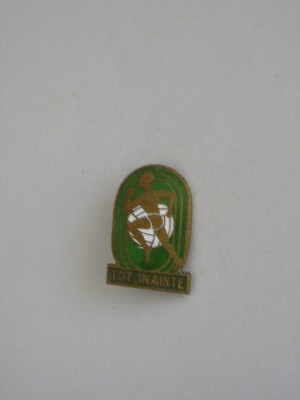 QW9 J 97 - Insigna - tematica pionieri - sport - atletism - tot inainte foto