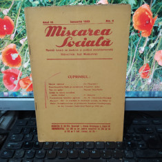 Mișcarea Socială anul III no. 4, mai-iun. 1932, Ilie Moscovici, București, 180