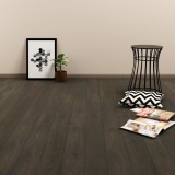 VidaXL Plăci autoadezive pardoseală maro &icirc;nchis PVC 4,46 m&sup2; 3 mm