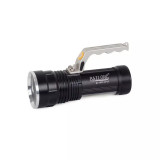 Lanterna aluminiu, cu acumulator, camping, tactica, Bailong, LED CREE XM-L T6, ZOOM, USB, reglabila, IPX4, 400 m, 6.5x17.5-18.7 cm