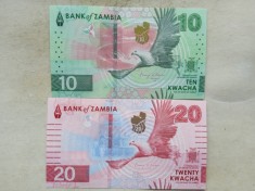 SET ZAMBIA-10-20 KWACHA 2024 foto