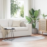 VidaXL Covor de zonă Gri 100x200 cm Poliester Antiderapant