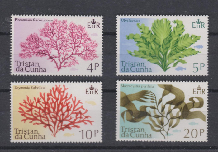 TRISTAN DA CUNHA 1975 ALGE Serie 4 timbre Mi.198-201 MNH**