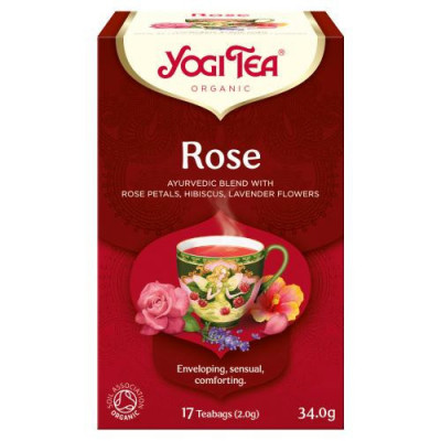 Yogi organic-ceai eco trandafiri 17dz foto