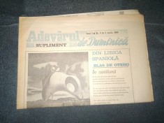 REVISTA ADEVARUL DE DUMINICA 4 MARTIE 1990