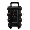 Boxa portabila elSales ELS-ZQS-8107 , acumulator integrat , lumini LED , negru