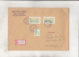 bnk fil Germania - plic circulat 1982 - marci de automat