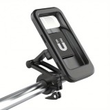 Suport Universal Impermeabil pentru Telefon pentru Motocicleta, Bicicleta, Scuter, Material ABS, Suport GPS rotativ 360&deg;, suport reglabil pentru telef