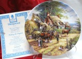 FARFURIE PORTELAN ENGLEZESC WEDGWOOD - BRADEX EDITIE LIMITATA COUNTRY DAYS TREIERATUL GRAULUI