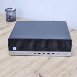 Unitate PC Refurbished, HP ELITEDESK 800 G3 SFF, Procesor I5 6500, Memorie RAM 8 GB, SSD 256 GB NVME, Windows 10 Pro, DVD/RW