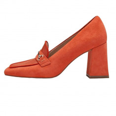Pantofi damă, din piele naturală, Tamaris, 1-24413-42-606-11-10, orange