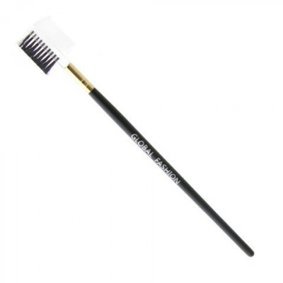 Pensula si pieptene pentru sprancene, Global Fashion, GS-34 foto