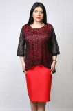 Rochie de ocazie Celia RosuMarimea, Yves