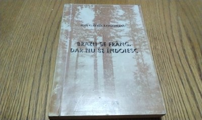 BRAZII SE FRANG, DAR NU SE INDOIESC - Din Rezistenta Anticomunista in Muntii Fagaras - Vol. I - Ion Gavrila-Ogoranu - 1993, 344 p.+ harta foto