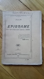 Cridim - Epigrame (1908) epigramist umor satira ironie romaneasca stil 1900 RARA