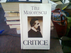 CRITICE - TITU MAIORESCU foto