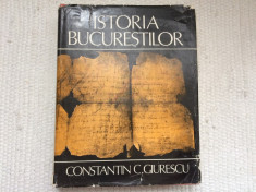 istoria bucurestilor constantin giurescu editura sport turism ed a II a 1979 RSR foto