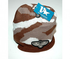 Caciula barbati groasa - camuflaj - Militara &amp;quot; US &amp;quot; desert...OFERTA !! foto