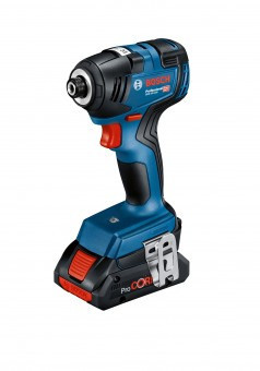 Bosch GDR 18V-200 Surubelnita cu impact brushless, 2 acumulatori CoolPack Li-Ion, 4Ah, 200Nm + L-CASE - 4059952596679 foto