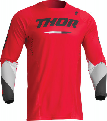 Tricou motocross/enduro Thor Pulse Tactic, culoare rosu/negru, marime L Cod Produs: MX_NEW 29107081PE foto