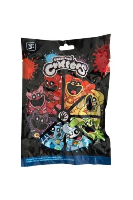 Plic figurina surpriza Critters, multiple personaje, multicolor, 10cm