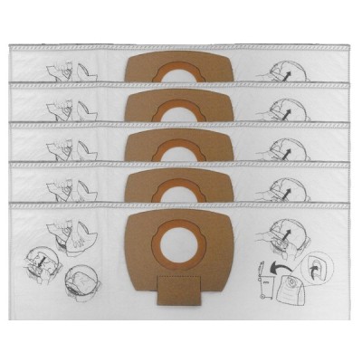 Makita P-72899 Set 5 Saci praf textil pentru VC ProAdvanced PowerfulTools foto