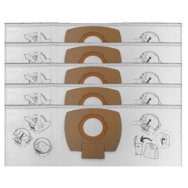 Makita P-72899 Set 5 Saci praf textil pentru VC ProAdvanced PowerfulTools
