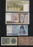 Set 5 bancnote de prin lume adunate (cele din imagini) #171, Europa