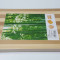Tocator bambus dreptunghiular 28 x 18 cm, cu inel metalic