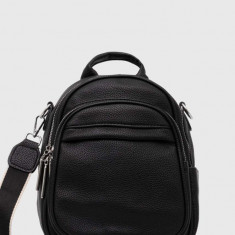 Answear Lab rucsac femei, culoarea negru, mic, neted